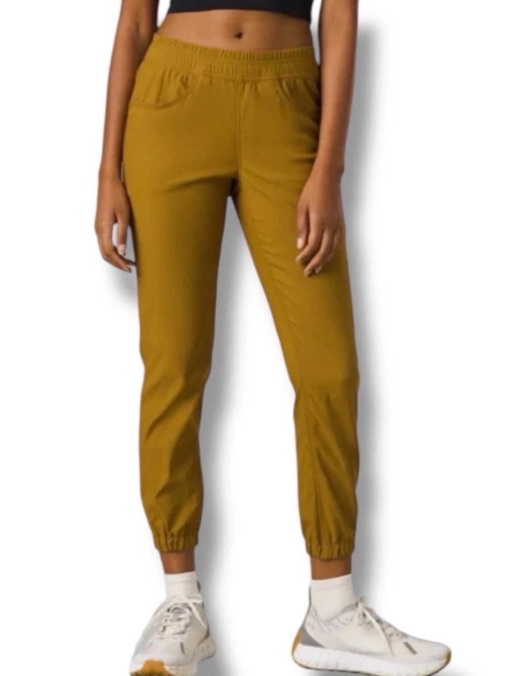 Prana Halle E-Waist Jogger II Stretch Hiking Pants UPF 50+  Bronze Copper Size 6